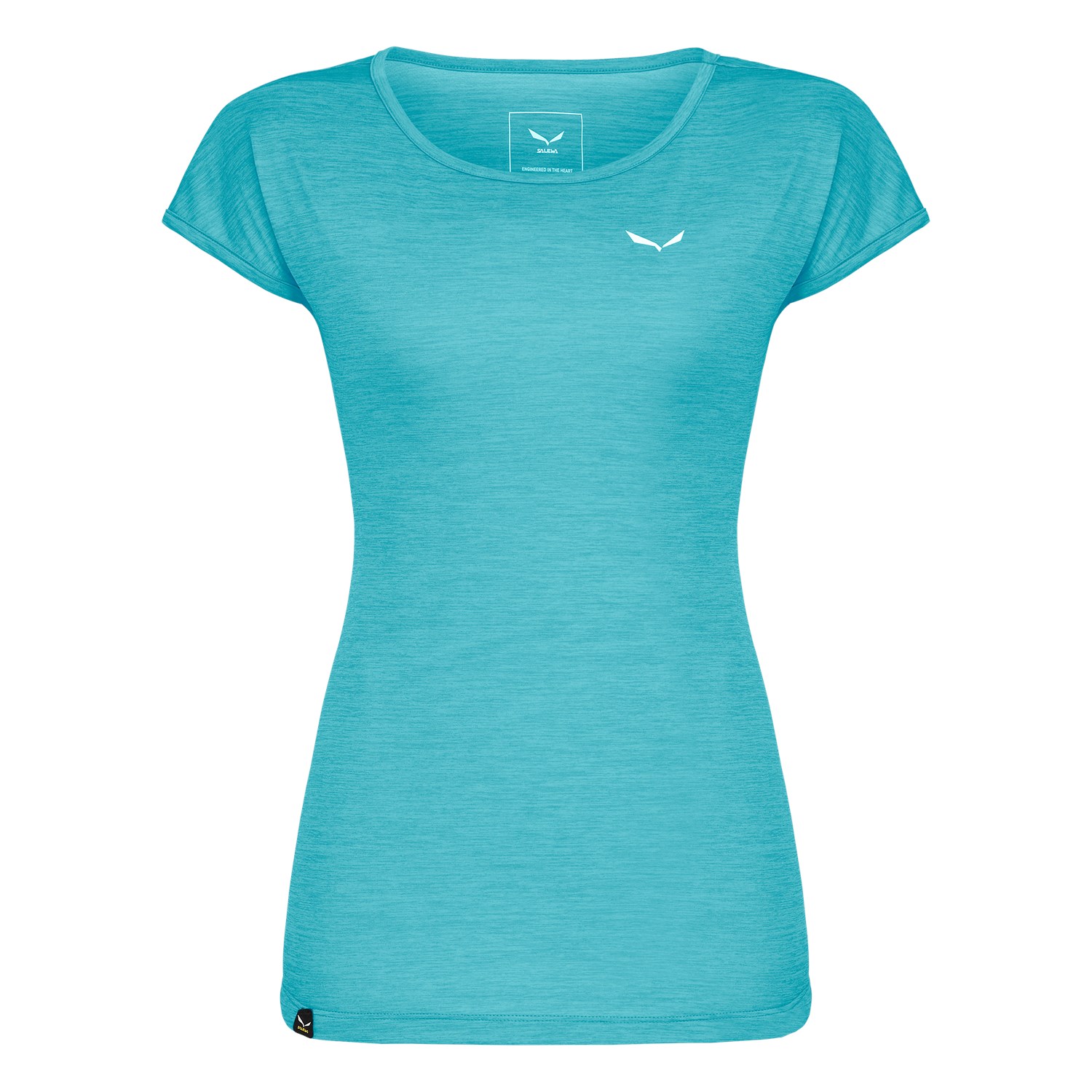 Camisetas Mujer Chile - Salewa Puez Melange Dry - Azules - SFAP-51294